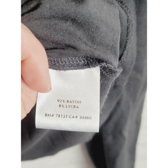 EILEEN FISHER BLACK TURTLENECK, SZ LARGE - Picture 6 of 15